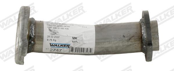 Tuyau d'échappement (Tuyau d'échappement) WALKER 02747