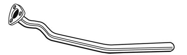 Tuyau d'échappement WALKER 02777