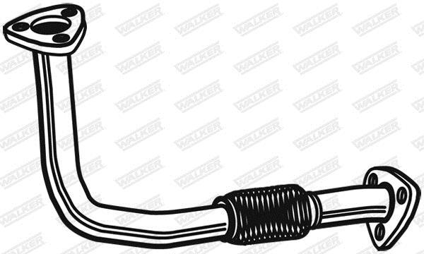 Tuyau d'échappement (Tuyau d'échappement) WALKER 03123