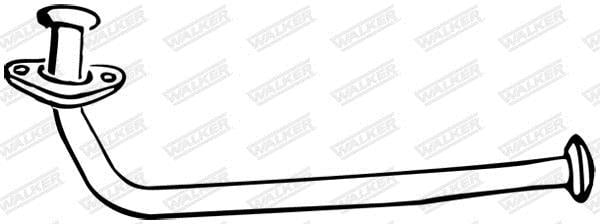 Tuyau d'échappement (Tuyau d'échappement) WALKER 03485