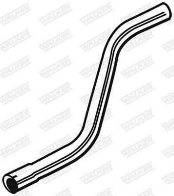 Tuyau d'échappement (Tuyau d'échappement) WALKER 04069
