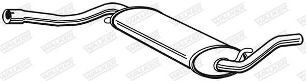 Silencieux central (Intermédiaire) WALKER ref. 04165
