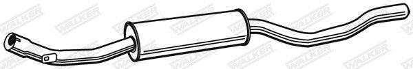 Silencieux avant (Pare flamme) WALKER 04184