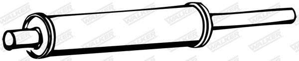 Silencieux avant (Pare flamme) WALKER ref. 04763