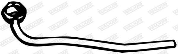 Tuyau d'échappement (Tuyau d'échappement) WALKER 04769