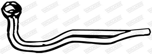 Tuyau d'échappement (Tuyau d'échappement) WALKER ref. 04775