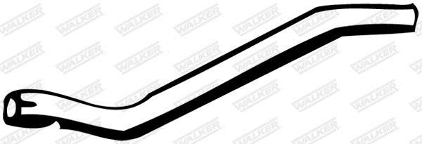Tuyau d'échappement (Tuyau d'échappement) WALKER 05095