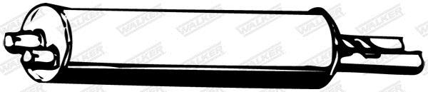 Silenciador trasero WALKER 05096