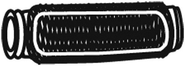 Tube ondulé, système d'échappement WALKER 05249