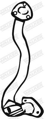 Tuyau d'échappement (Tuyau d'échappement) WALKER 05322
