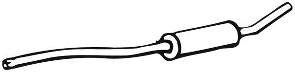 Silencieux central WALKER 06408