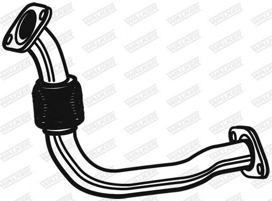 Tuyau d'échappement (Tuyau d'échappement) WALKER 06426