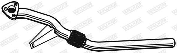 Tuyau d'échappement (Tuyau d'échappement) WALKER 06565