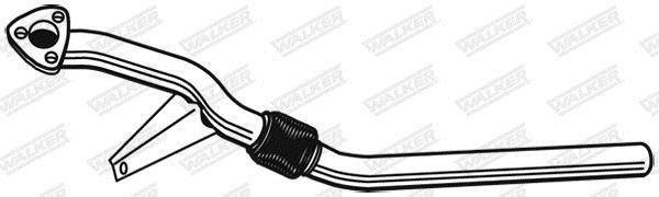 Tuyau d'échappement (Tuyau d'échappement) WALKER 06567