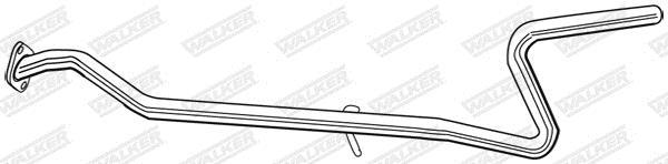 Tuyau d'échappement (Tuyau d'échappement) WALKER ref. 06977