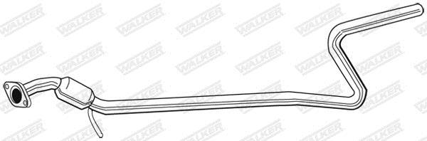 Tuyau d'échappement (Tuyau d'échappement) WALKER ref. 07118