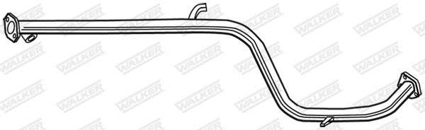 Tuyau d'échappement (Tuyau d'échappement) WALKER ref. 07144