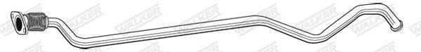 Tuyau d'échappement (Tuyau d'échappement) WALKER ref. 07528