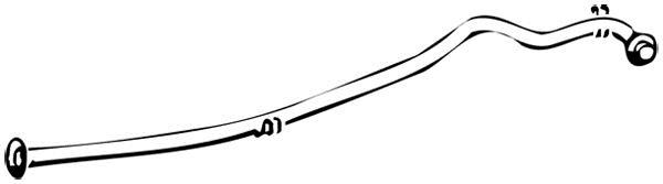 Tuyau d'échappement WALKER 07558