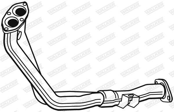 Tuyau d'échappement (Tuyau d'échappement) WALKER 07588