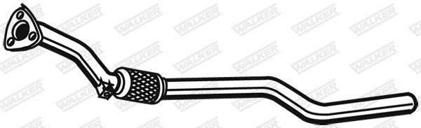 Tuyau d'échappement (Tuyau d'échappement) WALKER ref. 07596