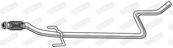 Tuyau d'échappement (Tuyau d'échappement) WALKER 07642