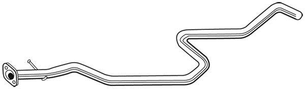 Tuyau d'échappement WALKER 07644