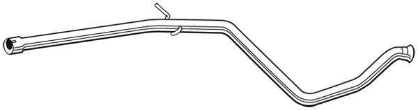 Tuyau d'échappement WALKER 07767