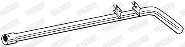Tuyau d'échappement (Tuyau d'échappement) WALKER 07769