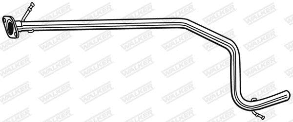 Tuyau d'échappement (Tuyau d'échappement) WALKER 07773