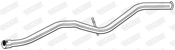 Tuyau d'échappement (Tuyau d'échappement) WALKER 07777