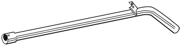 Tuyau d'échappement WALKER 07789