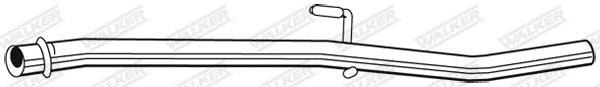 Tuyau d'échappement (Tuyau d'échappement) WALKER ref. 08228