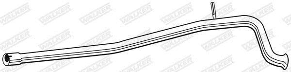 Tuyau d'échappement (Tuyau d'échappement) WALKER 08299