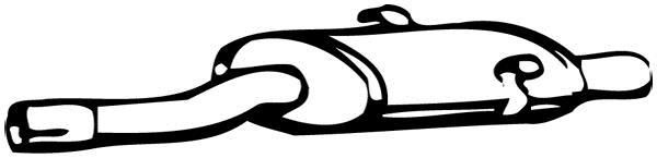 Silencieux central WALKER 08445