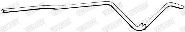 Tuyau d'échappement (Tuyau d'échappement) WALKER 08460