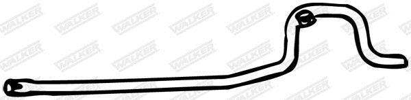 Tuyau d'échappement (Tuyau d'échappement) WALKER 08486