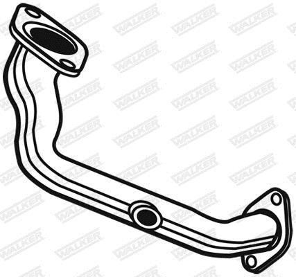 Tuyau d'échappement (Tuyau d'échappement) WALKER ref. 08580