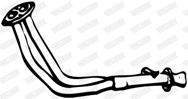 Tuyau d'échappement (Tuyau d'échappement) WALKER ref. 08665