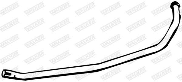 Tuyau d'échappement (Tuyau d'échappement) WALKER 08667