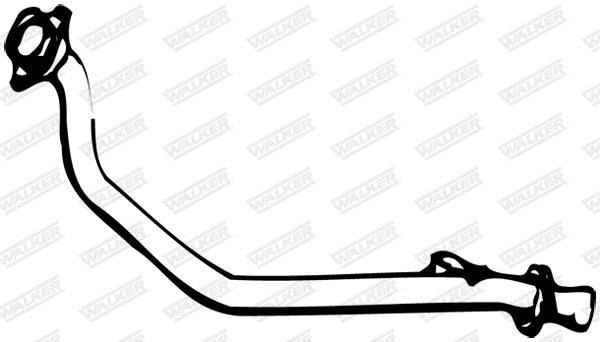 Tuyau d'échappement (Tuyau d'échappement) WALKER 08673