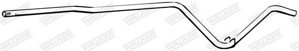 Tuyau d'échappement (Tuyau d'échappement) WALKER 08708