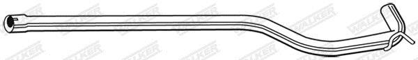 Tuyau d'échappement (Tuyau d'échappement) WALKER ref. 08997