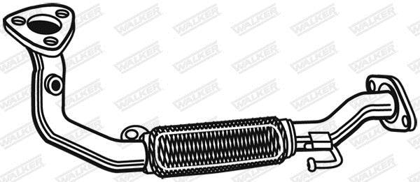 Tuyau d'échappement (Tuyau d'échappement) WALKER 08999