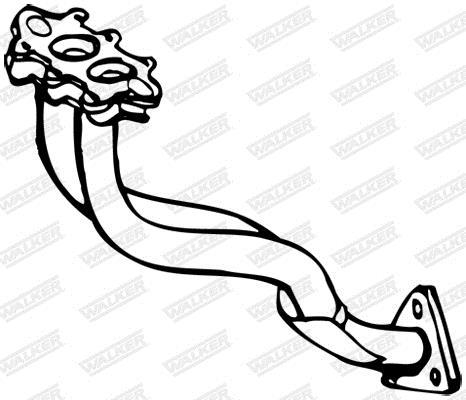 Tubo de escape WALKER ref. 09000
