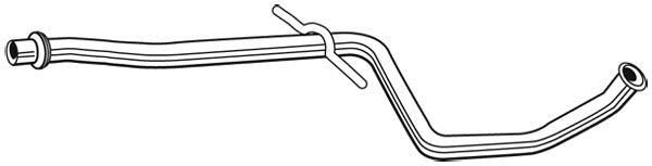 Tuyau d'échappement WALKER 09248