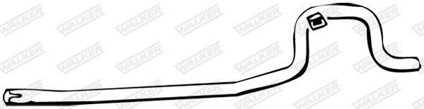 Tuyau d'échappement (Tuyau d'échappement) WALKER 09401