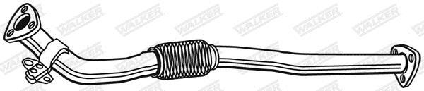 Tuyau d'échappement (Tuyau d'échappement) WALKER ref. 09539