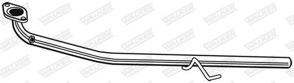 Tuyau d'échappement (Tuyau d'échappement) WALKER ref. 09931