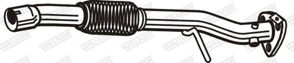 Tuyau d'échappement (Tuyau d'échappement) WALKER 10592